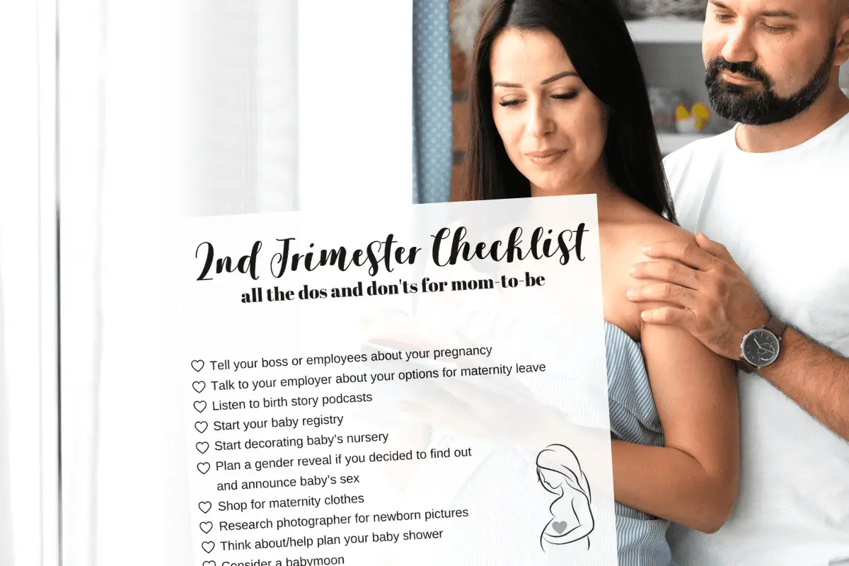 Second Trimester Checklist – all the to-dos for mom-to-be