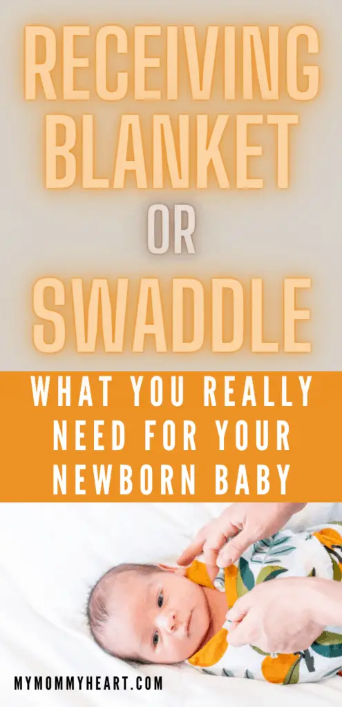 Receiving blanket vs swaddle