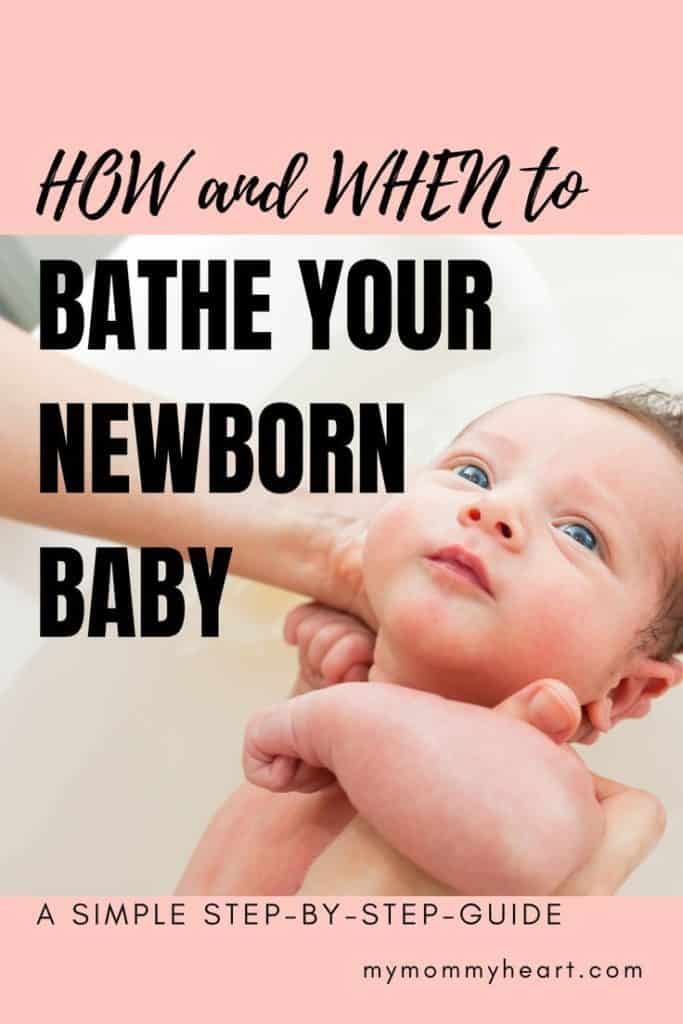 How and when to bathe your newborn for the first time