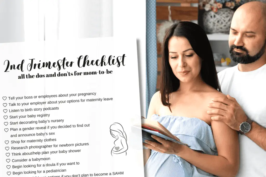 second trimester checklist