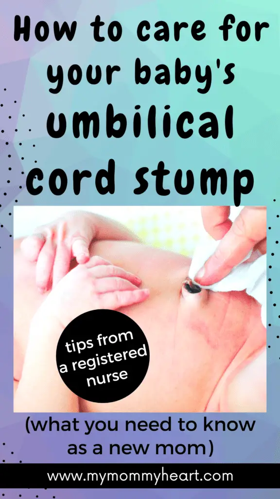 pinterest pin how to care for your baby's umbilical cord stump