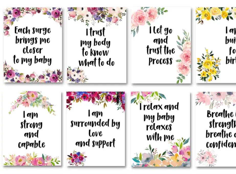 positive birth affirmations for induced birth